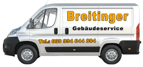 Reinigungsfirma Berlin & Gebäudereinigung - Breitinger Gebäudeservice - Firmenauto designed